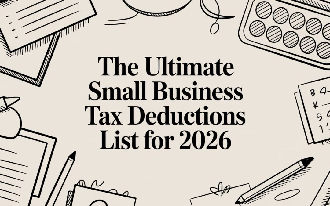 The Ultimate Small Business Tax Deductions List for 2026