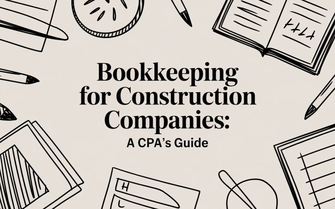 Bookkeeping for Construction Companies: A CPA’s Guide