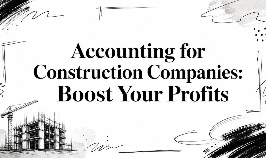 Accounting for Construction Companies: Boost Your Profits
