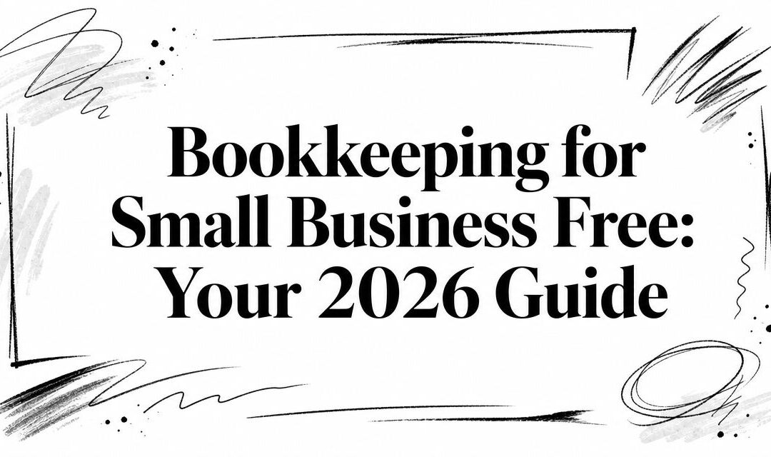 Bookkeeping for Small Business Free: Your 2026 Guide