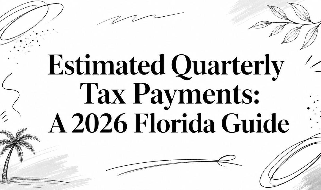 Estimated Quarterly Tax Payments: A 2026 Florida Guide
