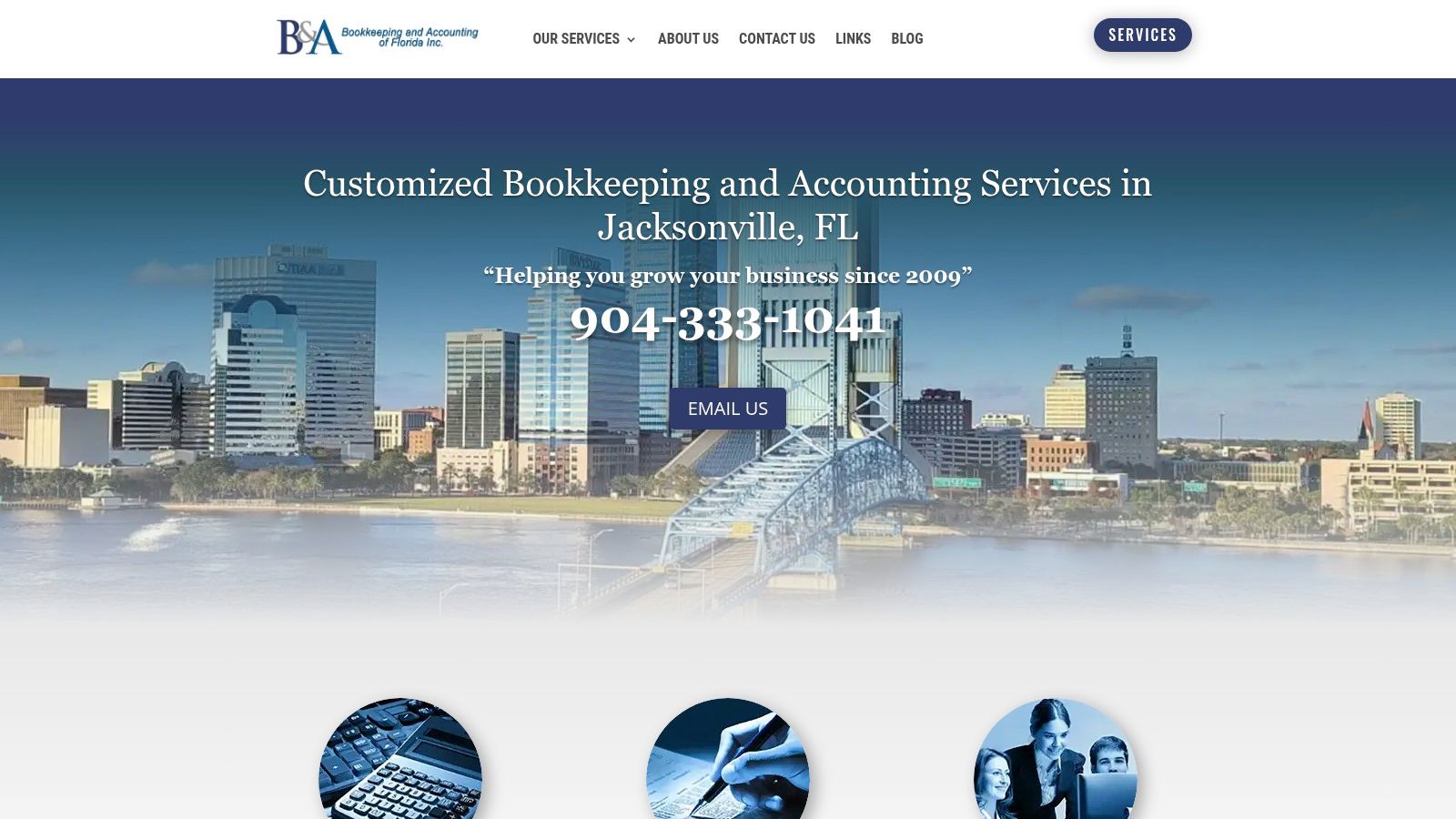Screenshot from https://bookkeepingandaccountinginc.com