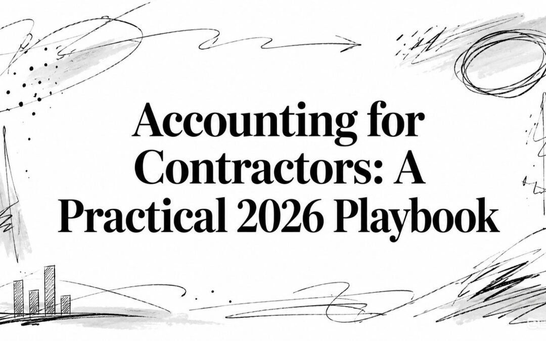 Accounting for Contractors: A Practical 2026 Playbook