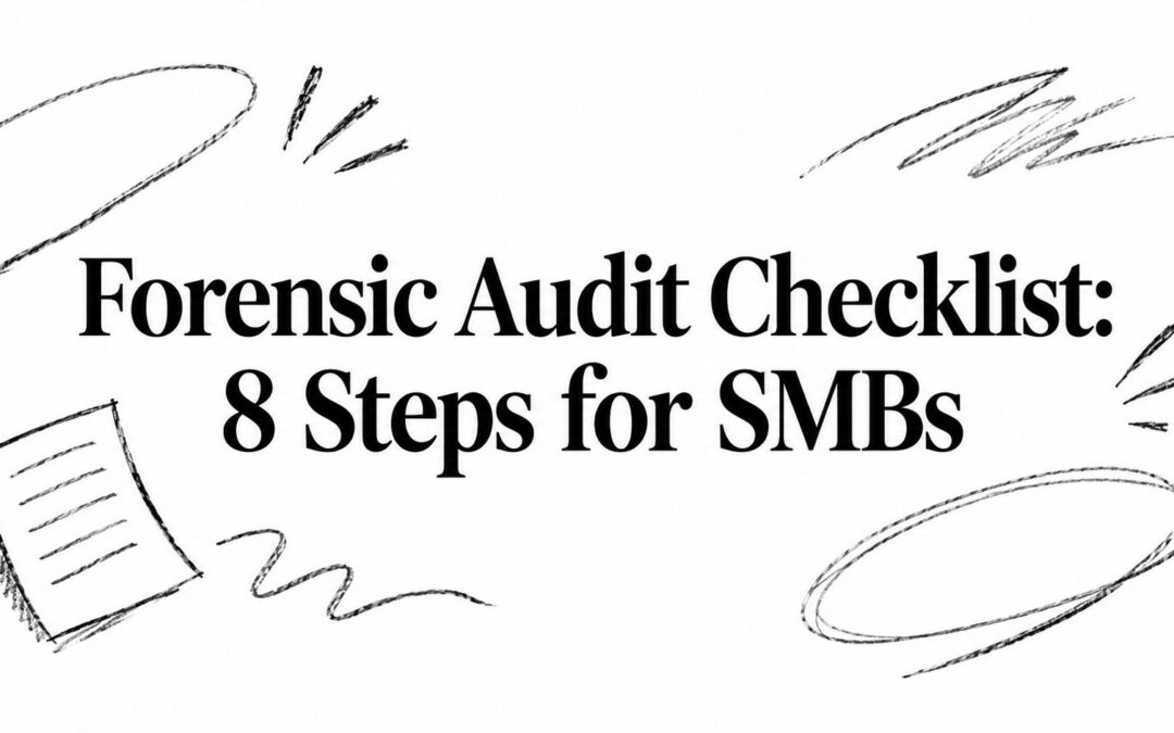Forensic Audit Checklist: 8 Steps for SMBs