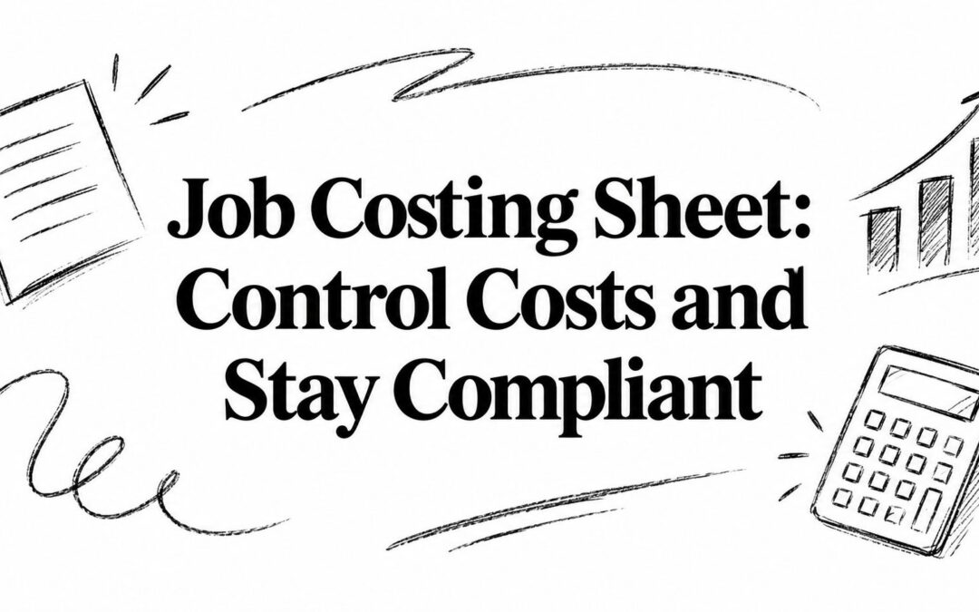Job Costing Sheet: Control Costs and Stay Compliant